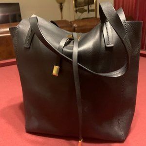Michael Kors soft leather bucket style bag